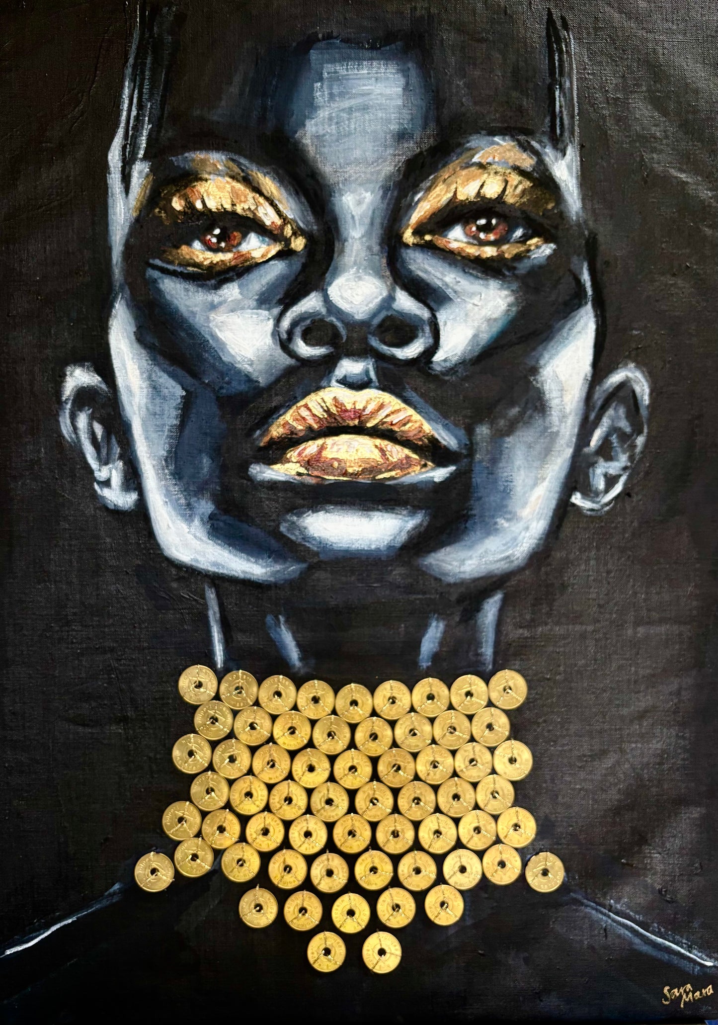 Golden token queen
