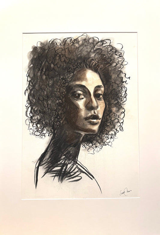 Charcoal portrait