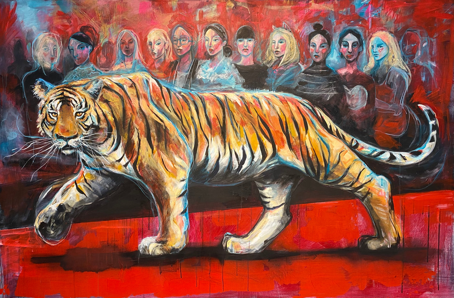 Fine Art Print "Tiger Catwalk"